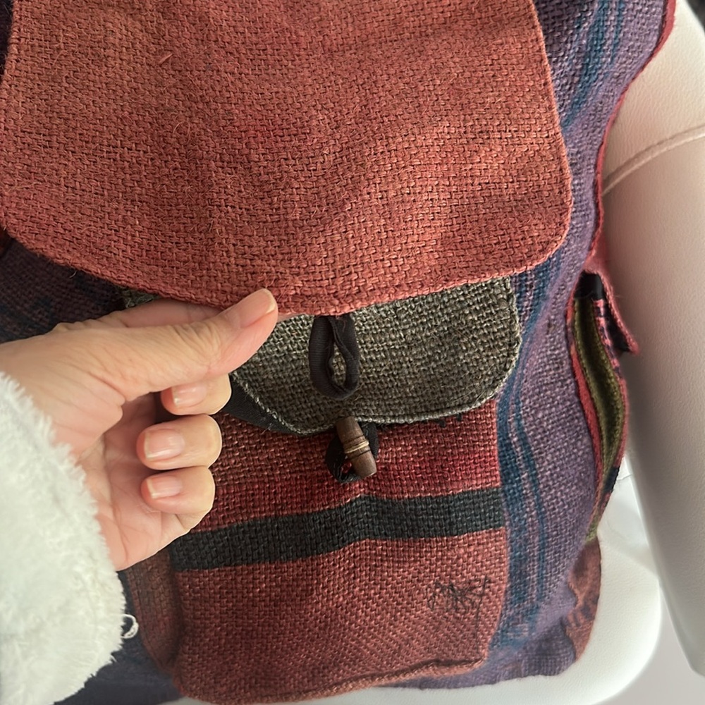 Dydaktik Up Cycled Boho Patchwork Backpack. - image 4